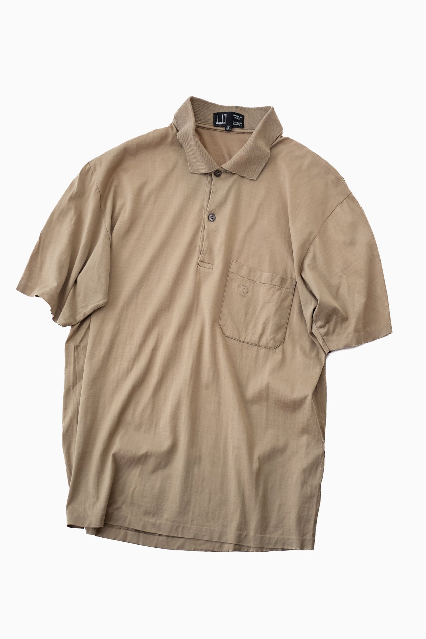 MADE IN ITALY DUNHILL BEIGE POLO SHIRT | Reben｜デザインという文脈