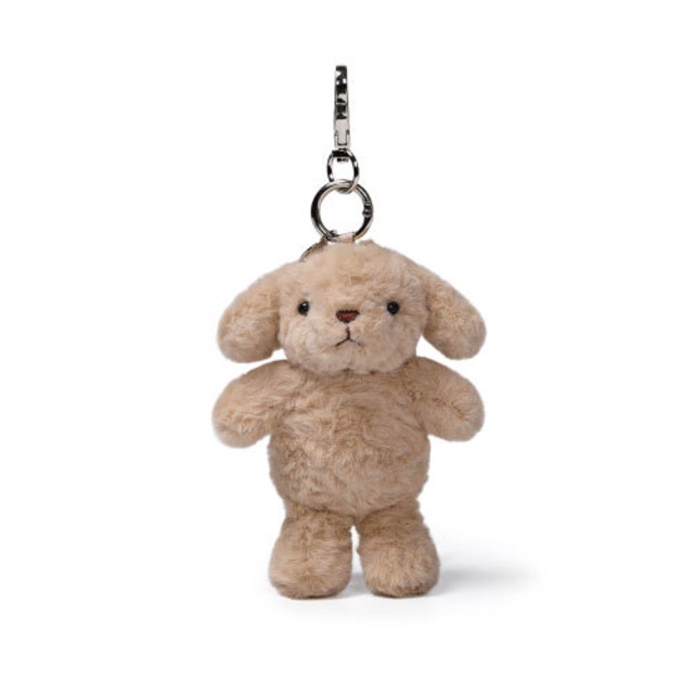 Joyce Milk Tea Puppy Bag Charm_MC600280B