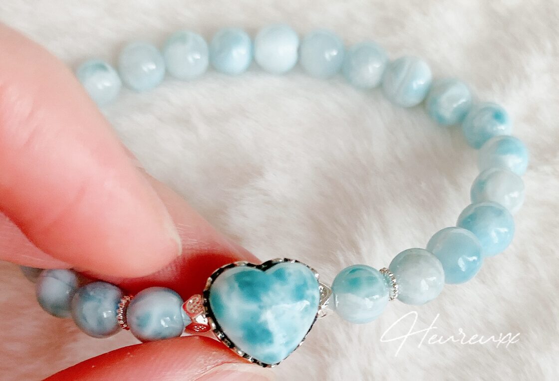 DB-162再販デザイン♡アイスラリマー ラリマーハート