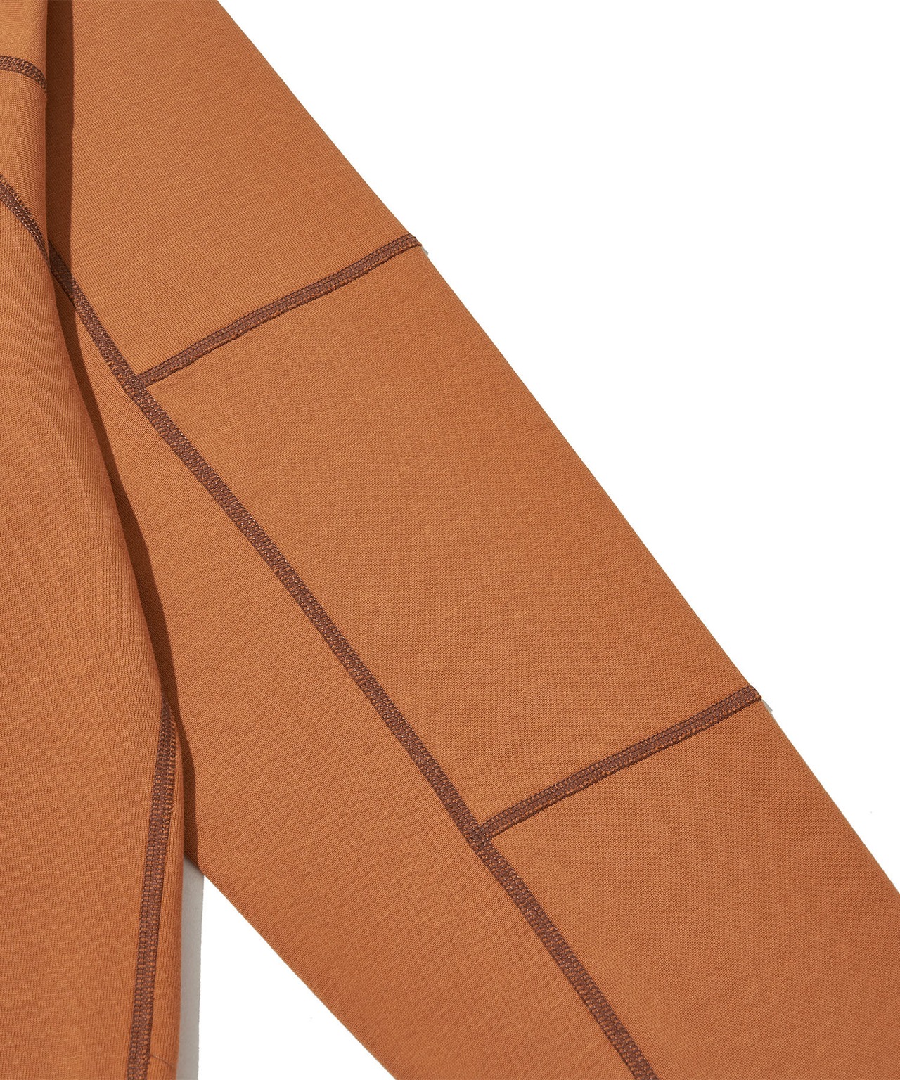 CONTRAST WONDER LONG SLEEVE T-SHIRT_ORANGE