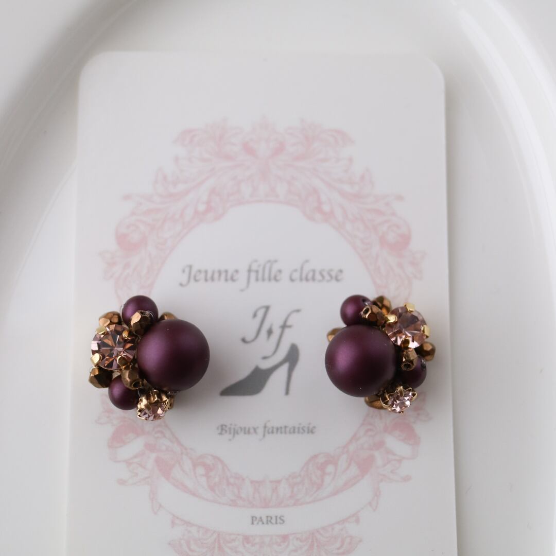 エレガントスイート コレクション ベリー – Berry ピアス/イヤリング