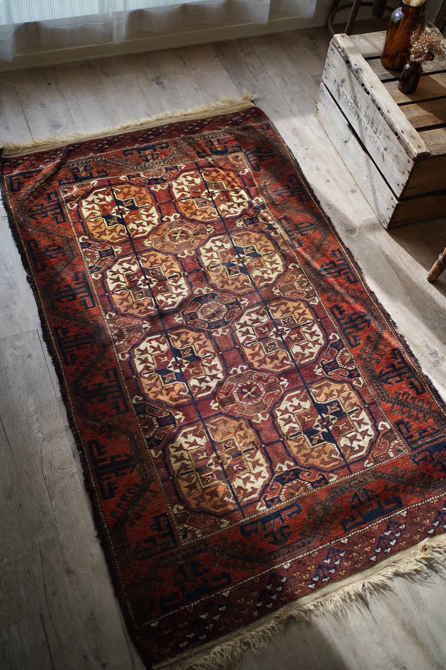 ラグ・カーペット Afghan baluch taimani rug 289】Vintage Afghan Baluch rug 1985's | ヴィンテージラグ専門店