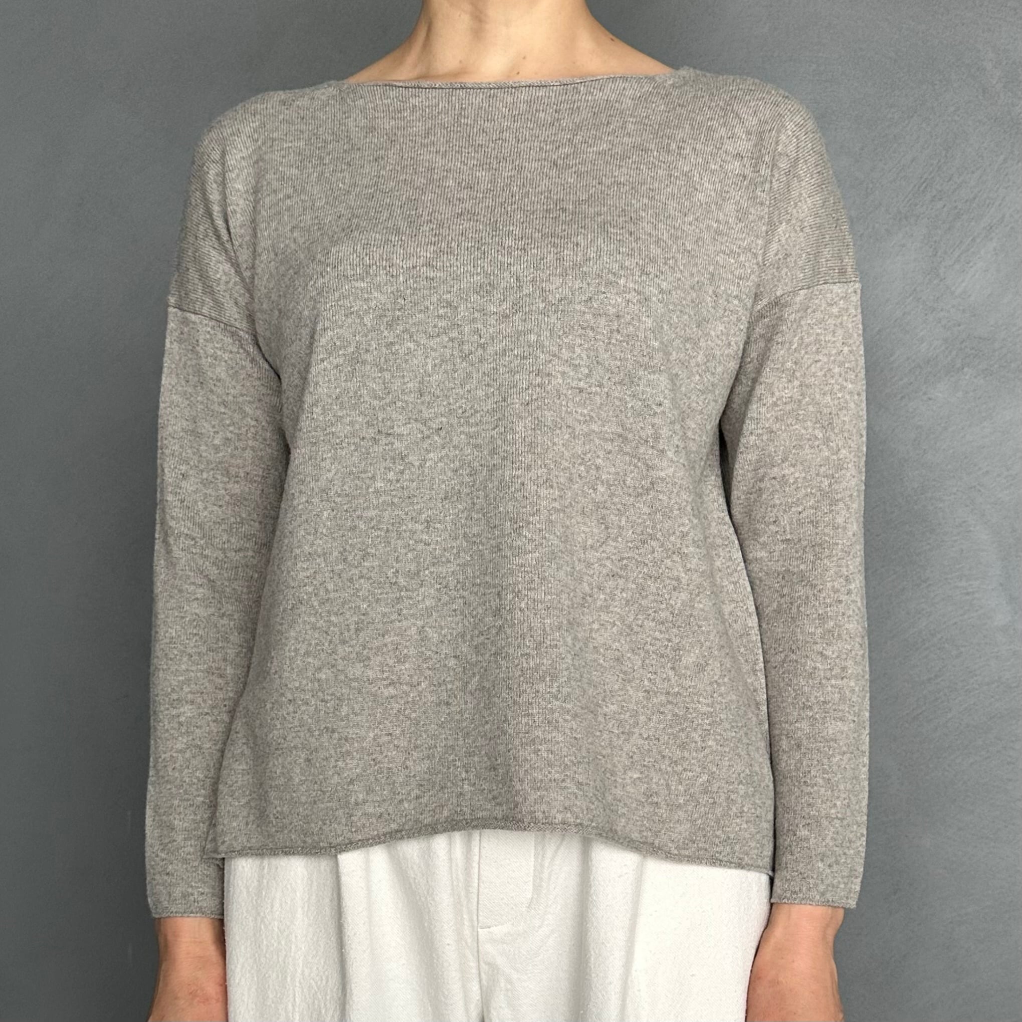 【☆今期☆】　evam eva cotton pullover プルオーバー evameva (エヴァムエヴァ) cotton pullover / コットンプルオーバー