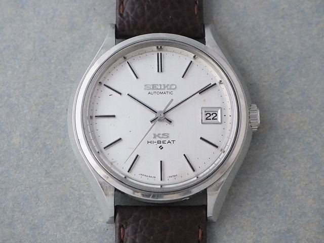 精度良好】SEIKO ライナー 黒色レコード文字盤 ビンテージ手巻き時計 