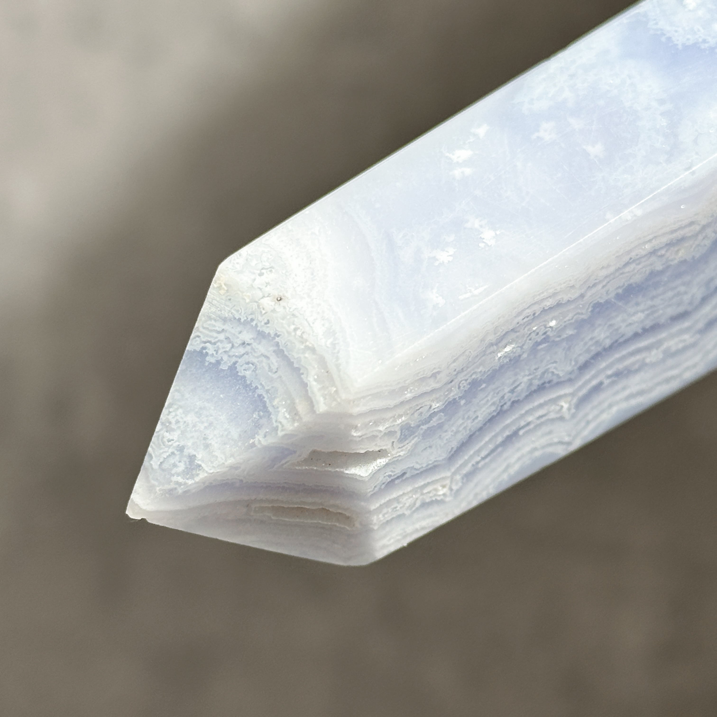 ブルーレースアゲート タワー03◇ Blue Lace Agate ◇天然石・鉱物