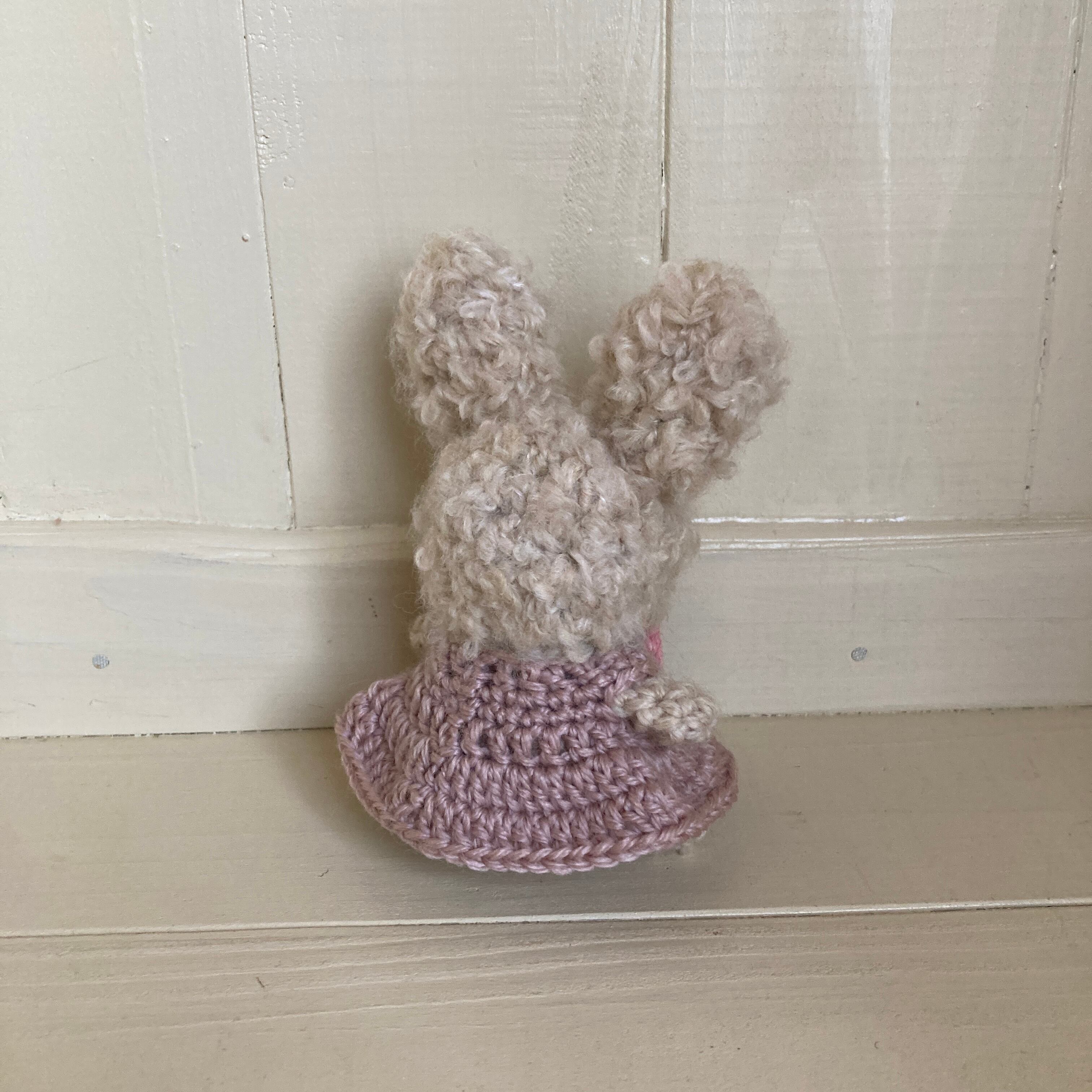 手のりうさぎ」あみぐるみ｜ぬい撮りも楽しめる癒しのぬいぐるみ