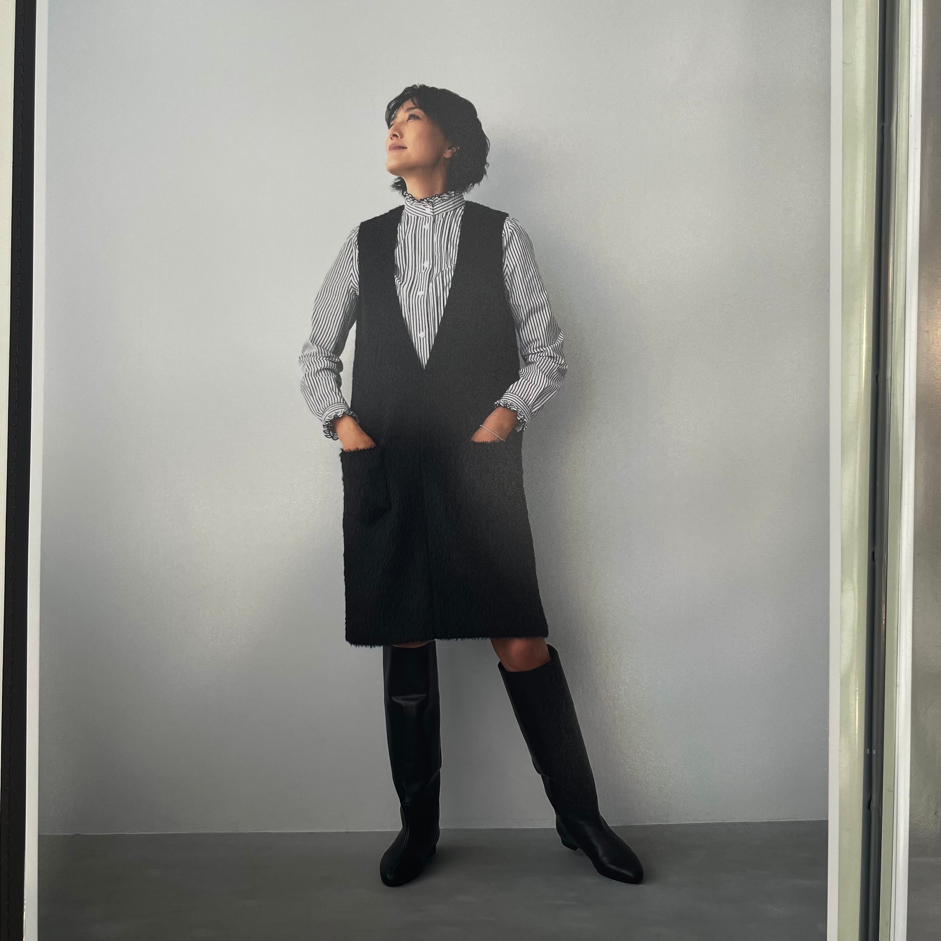 SINME Uネック ワンピース シンメ（SINME シンメ Uネックワンピース 