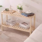 テーブル ローテーブル 天然木 サイドテーブル 北欧 収納棚 格子 おしゃれ 木製 幅60cm 奥行き30cm 高さ50cm