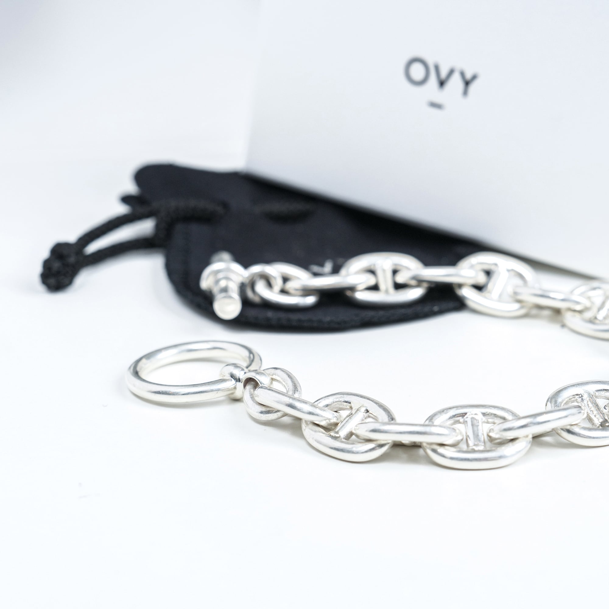 Silver Anchor Chain Bracelet | OVY