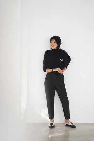 あったかEVERYDAY PANTS ブラック
