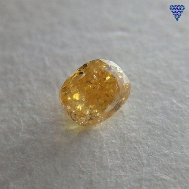 0.143 ct F. D. O. Yellow I2 天然 イエロー ダイヤ