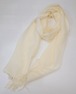 Glen Prince Classic Plain Lambswool Scarf　White