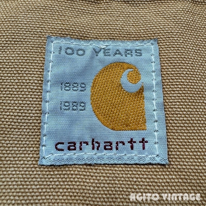 80's carhartt Michigan Chore Coat 100th Anniversary カーハート