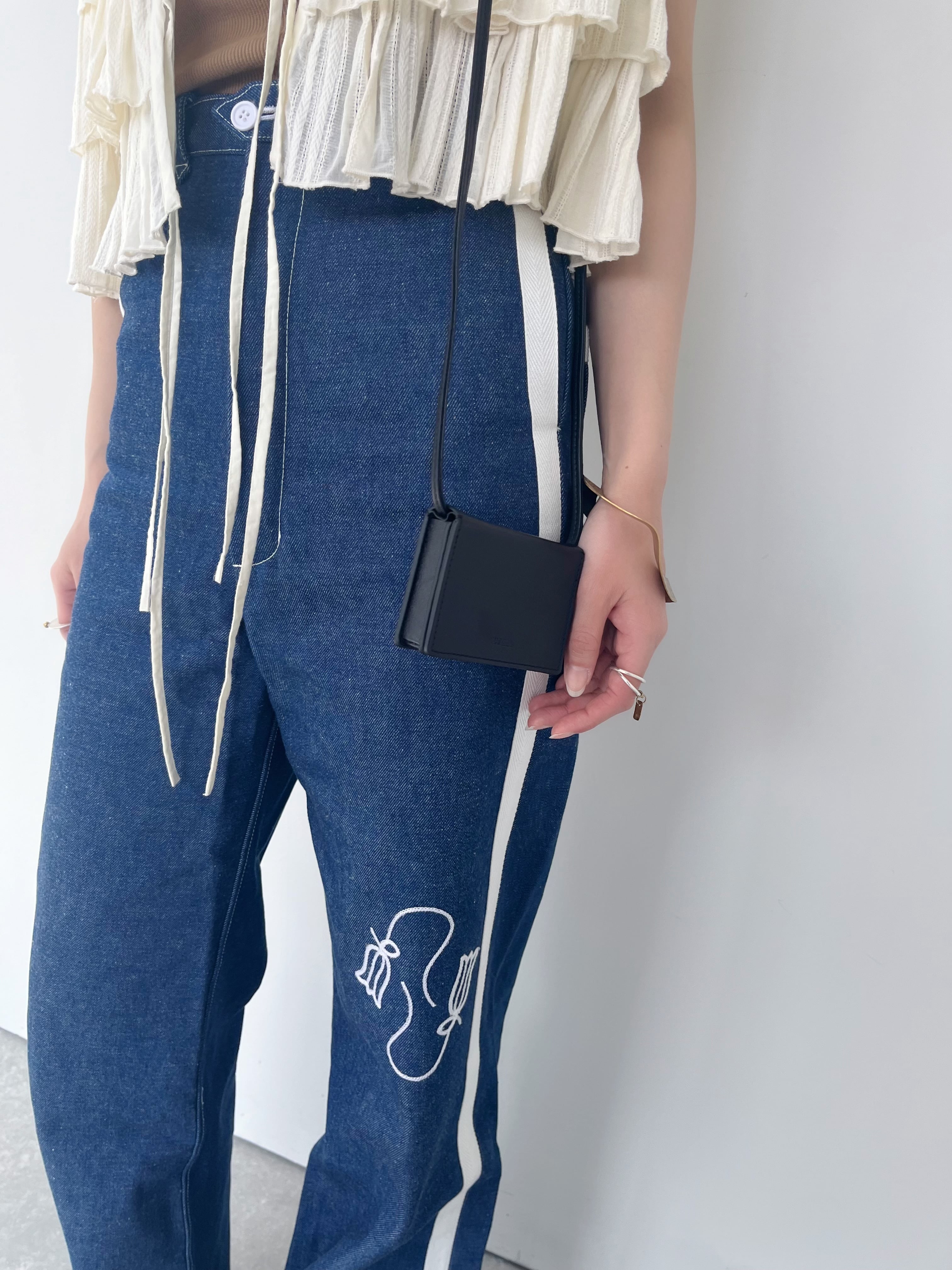 DECO depuis 1985 SYMBOL MOTIF DENIM PANTS | KOKO
