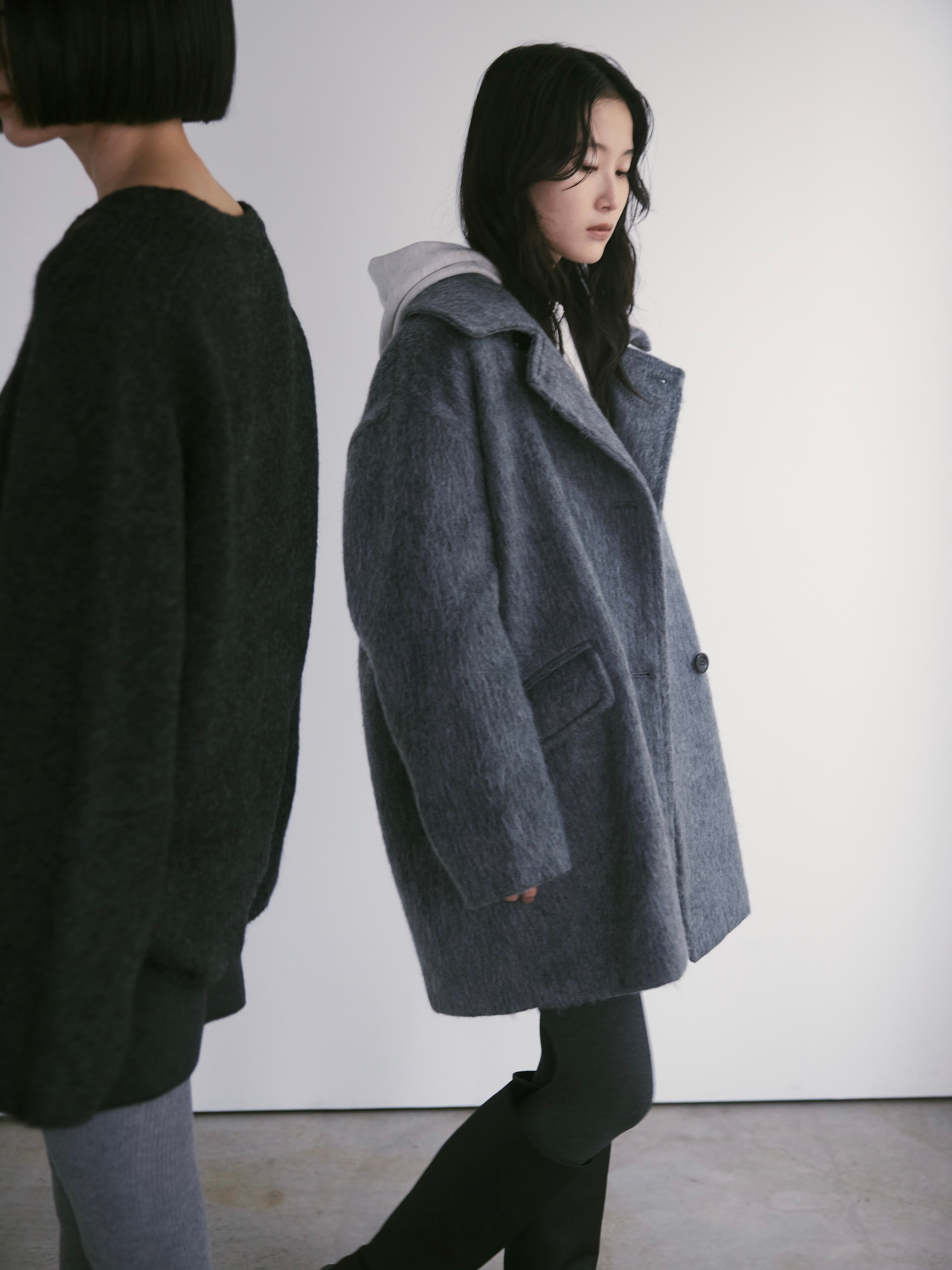 shaggy coat - made in Japan -