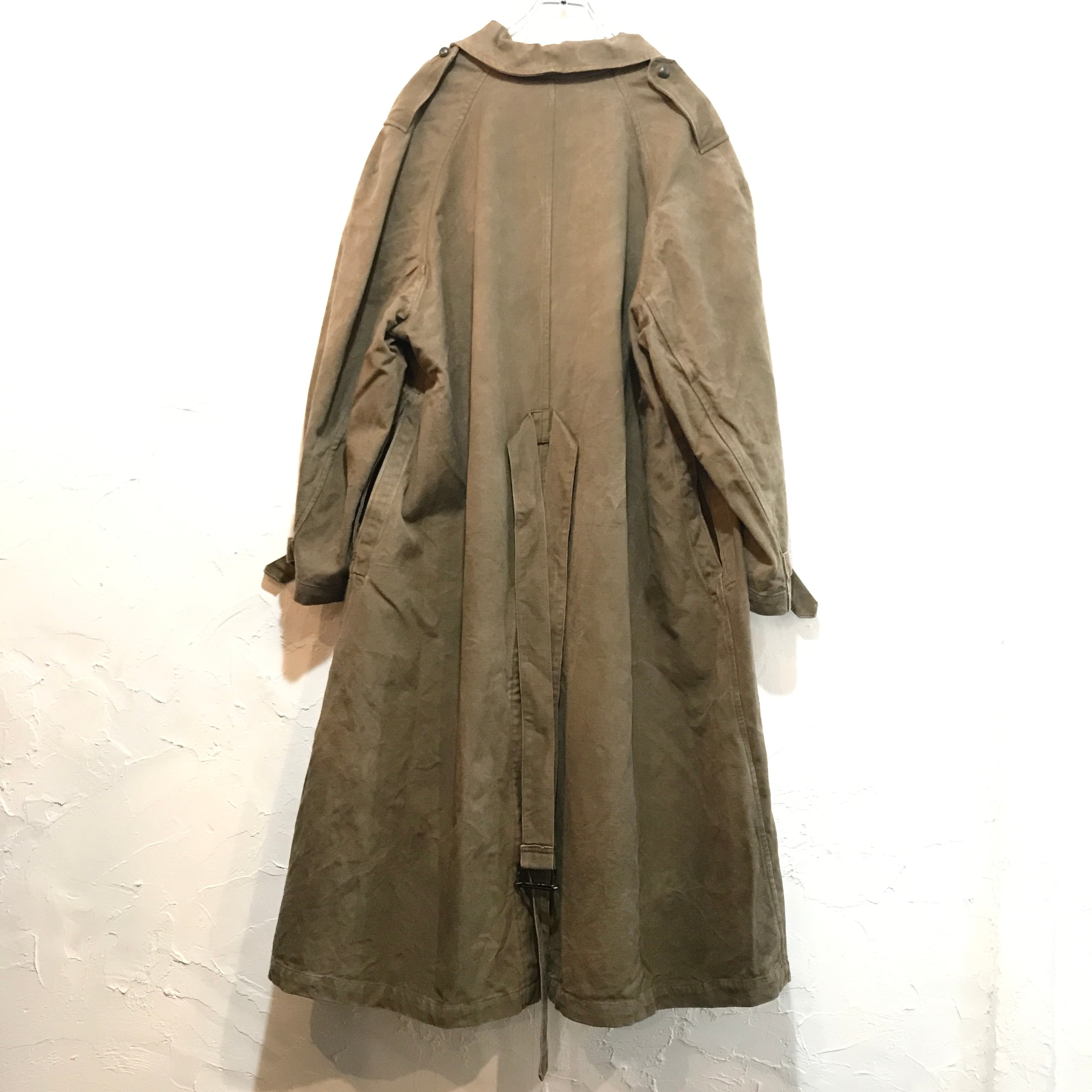 (2)【USED】50s フランス軍 モーターサイクルコート サイズ2 | Racey powered by BASE 開店記念セール! 1950s モーターサイクルコー m011203 size:2 その他