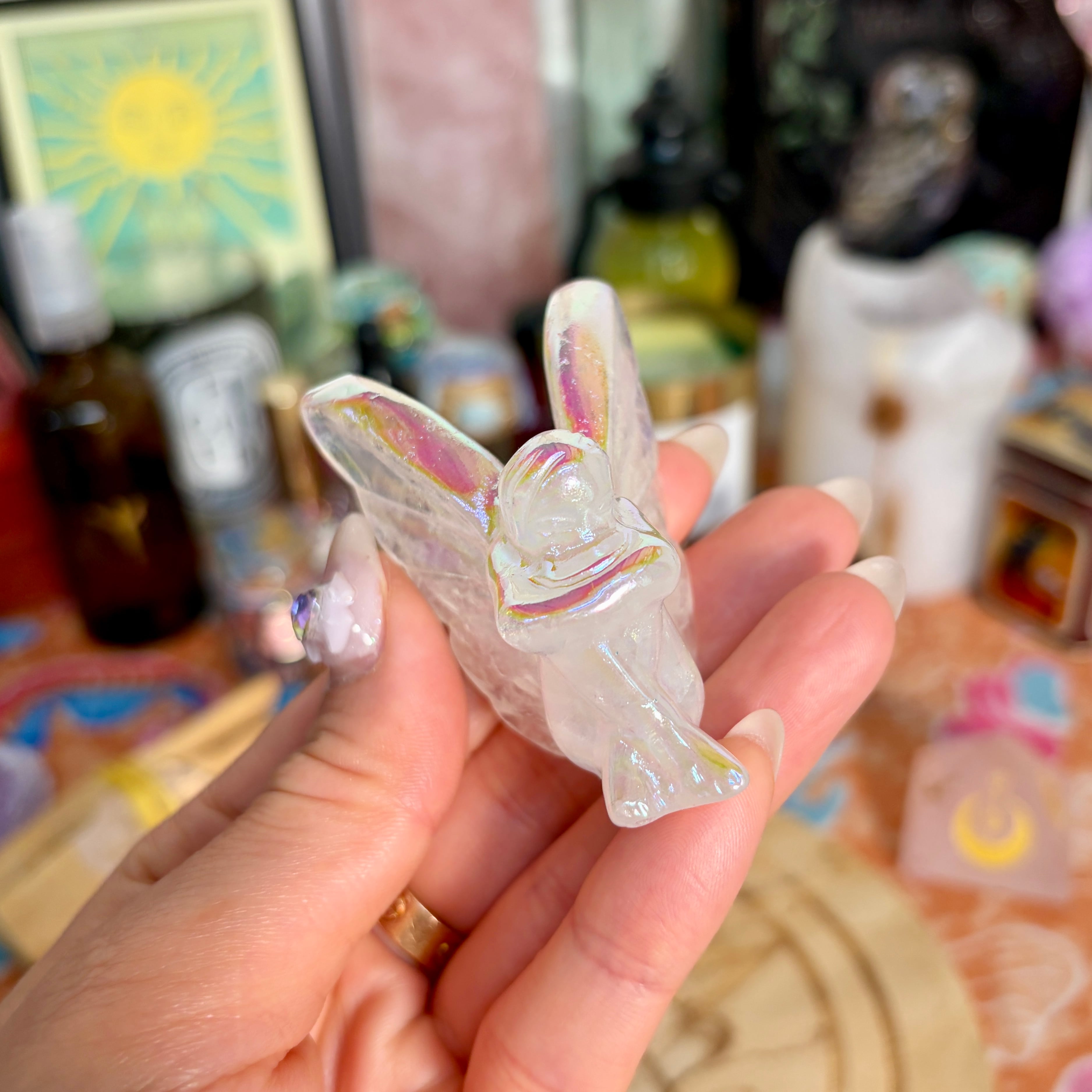 魔女の祭壇】フェアリー・オーラクリスタル（水晶）B | クリスタルと