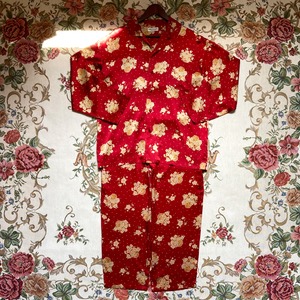 vintage flower silk setup