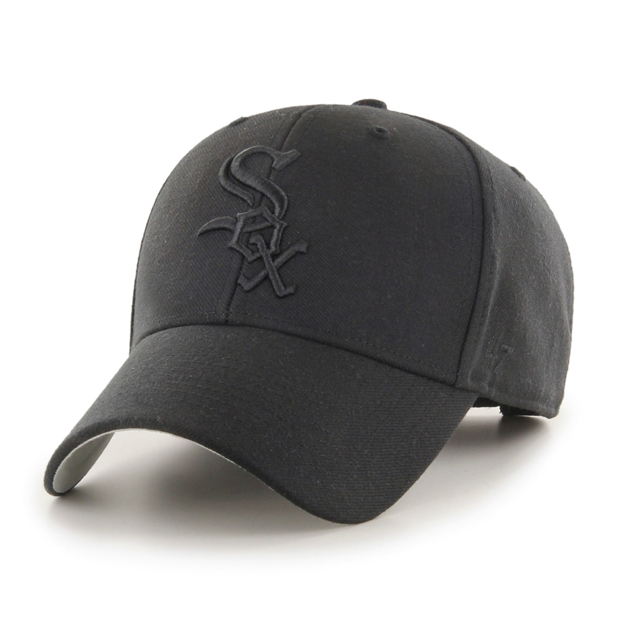 White sox '47 MVP Black x Black Logo