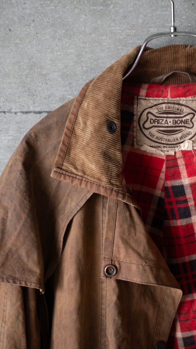 "DRIZA-BONES" '90s vintage Oiled riding coat