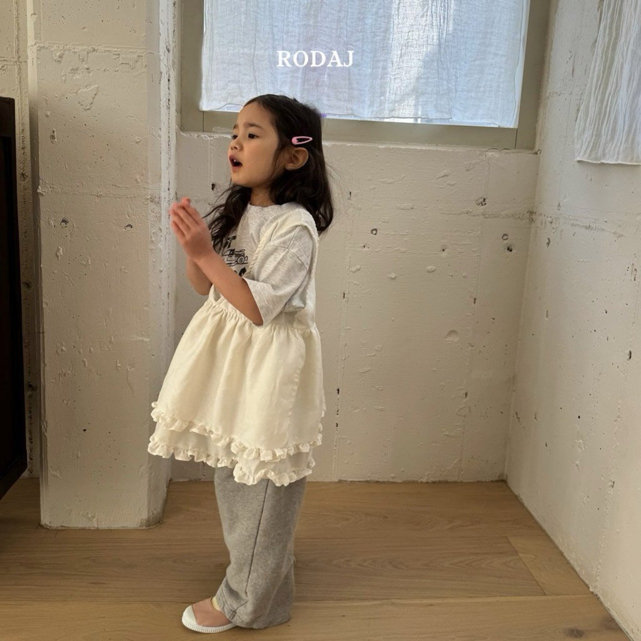 【roda J】フリルシアーワンピース 80~110cm - 7