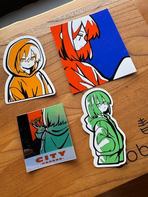 【新作】シゲマツ ステッカー4枚セット【送料込み】