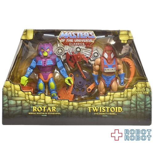 SDCC マテル MOTU マスターズ・オブ・ザ・ユニバース ローター vs ツイストイド アクションフィギュア 2PK