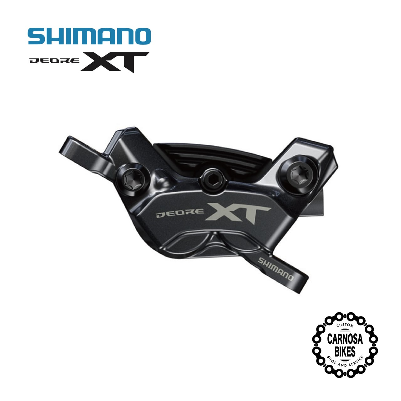 【SHIMANO】DEORE XT BR-M8220 4ピストンブレーキキャリパー P04C-MF
