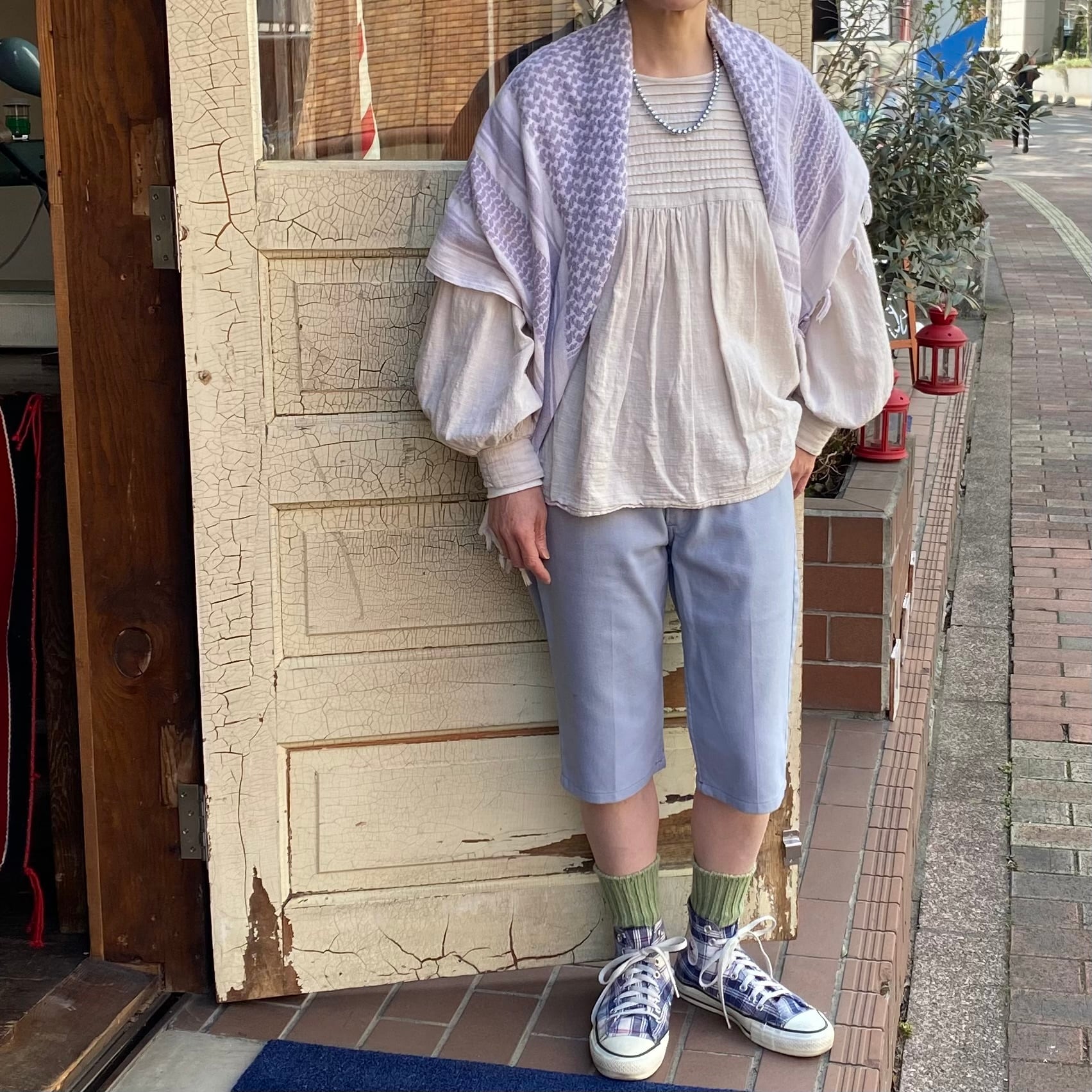 激レア 60s Levi's 織り 幾何学模様 スタプレ カットオフ Levis STA-PREST Cut off Pants / リーバイス スタープレスト カット