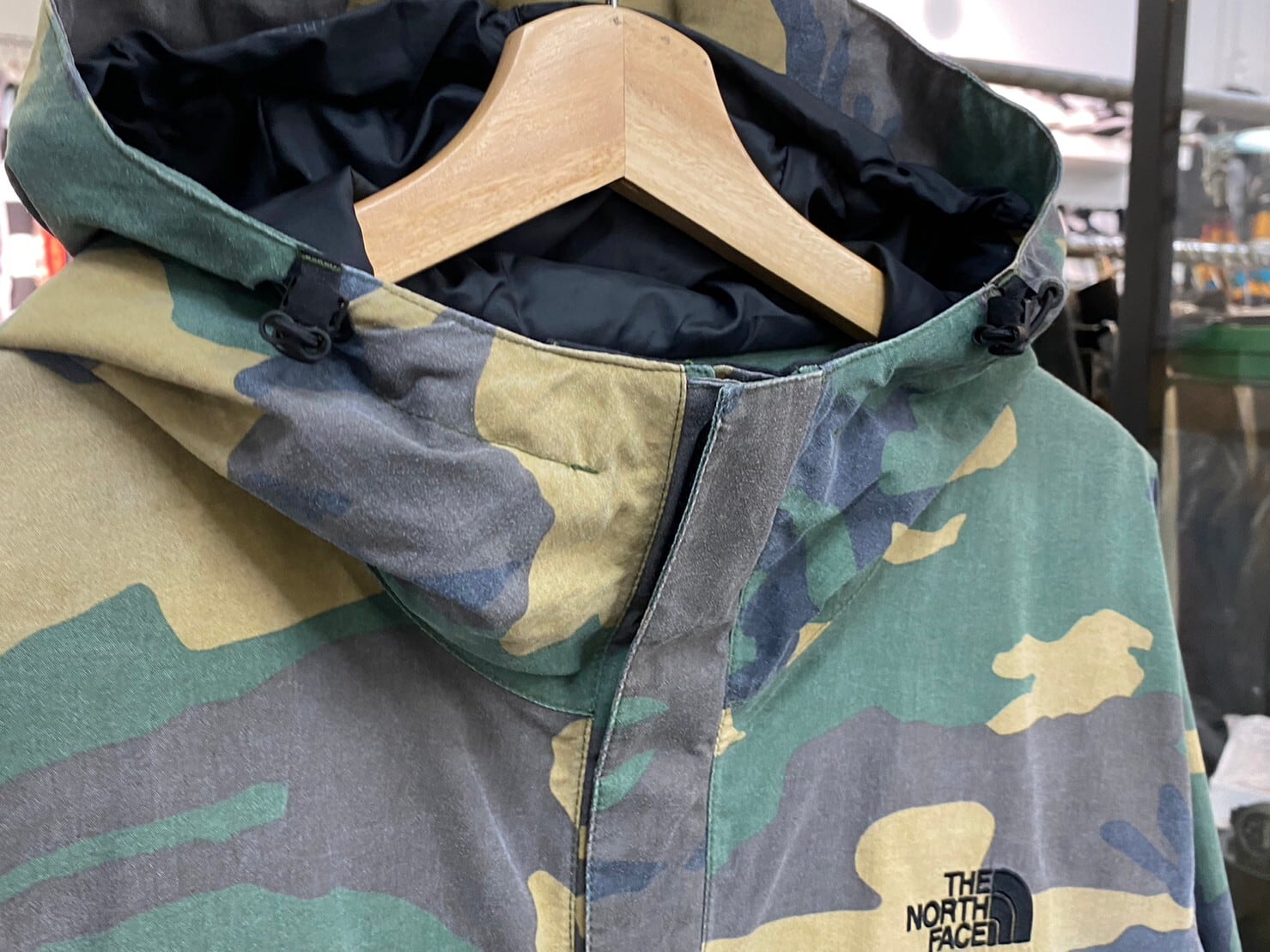 THE NORTH FACE NOVELTY SCOOP JACKET FD CAMO XL NP61645 84607 ...
