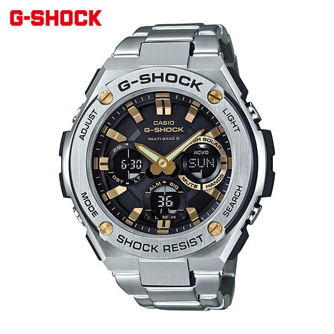 G SHOCK Gショック GST WD CASIO 腕時計 電波 防水