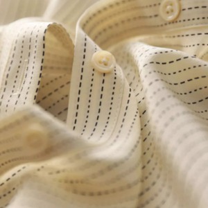 ストライプフリルブラウス A00816