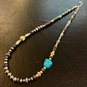 ブライト（Bright）ネックレス（Wave Hematite) スリーピングビューティ 50〜55cm