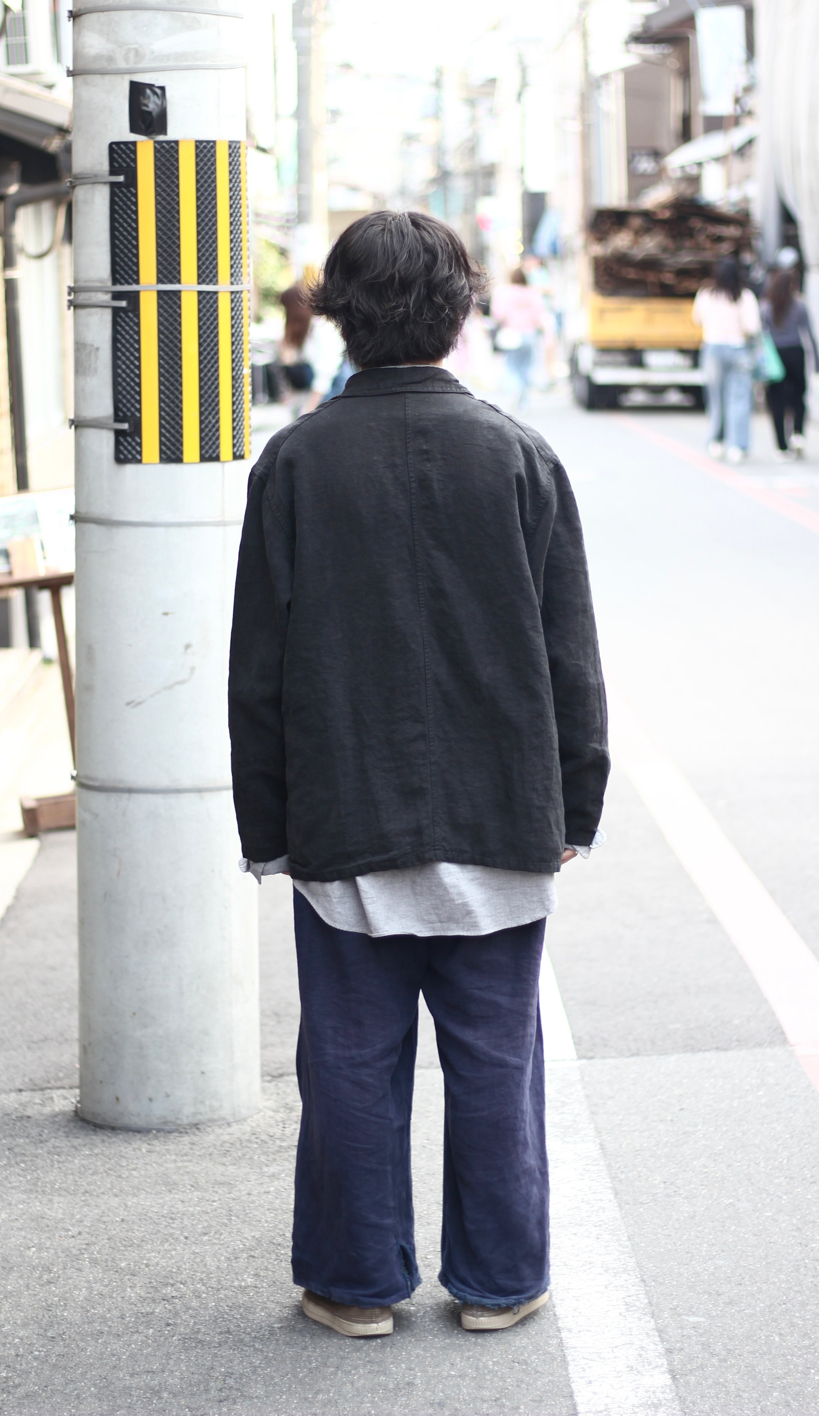 Achuu original antique linen work jacket | 京都古着屋 Achuu