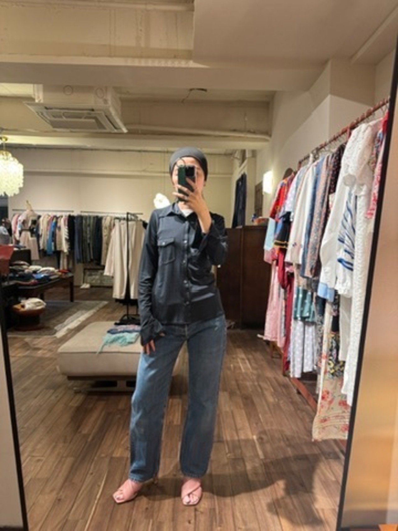 EQUIPMENT シルクシェルボタンシャツブラウス