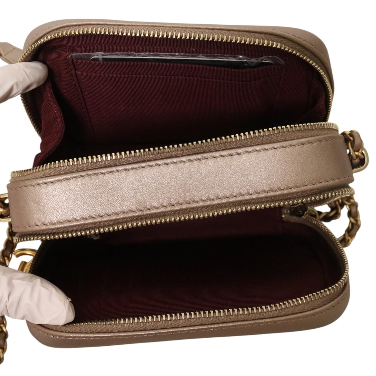 【最終処分SALE】CHANEL シャネル ココマーク  レザー ショルダーバッグ ベージュ A-7529