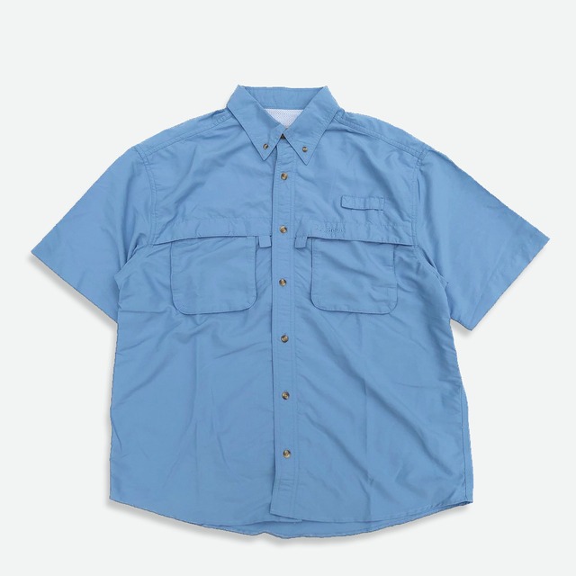 L.L. Bean Short sleeves Fishing Shirt Blue
