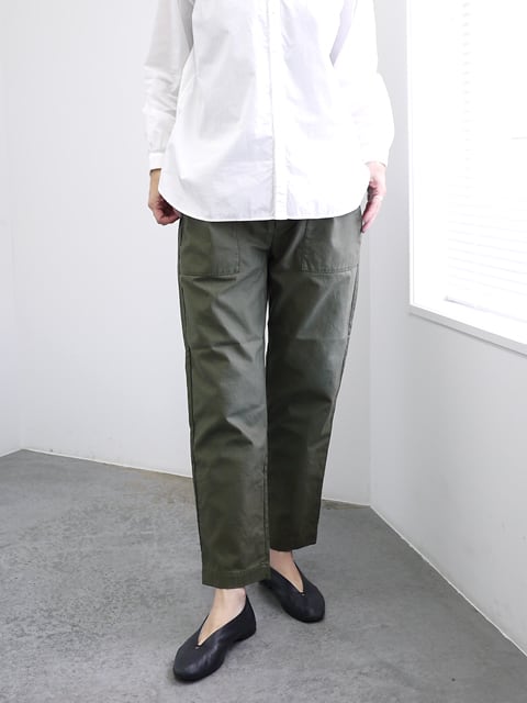 TRAVAIL MANUEL　バックサテン・ファティーグパンツ TRAVAIL MANUEL（トラバイユマニュアル） バックサテンファティーグ