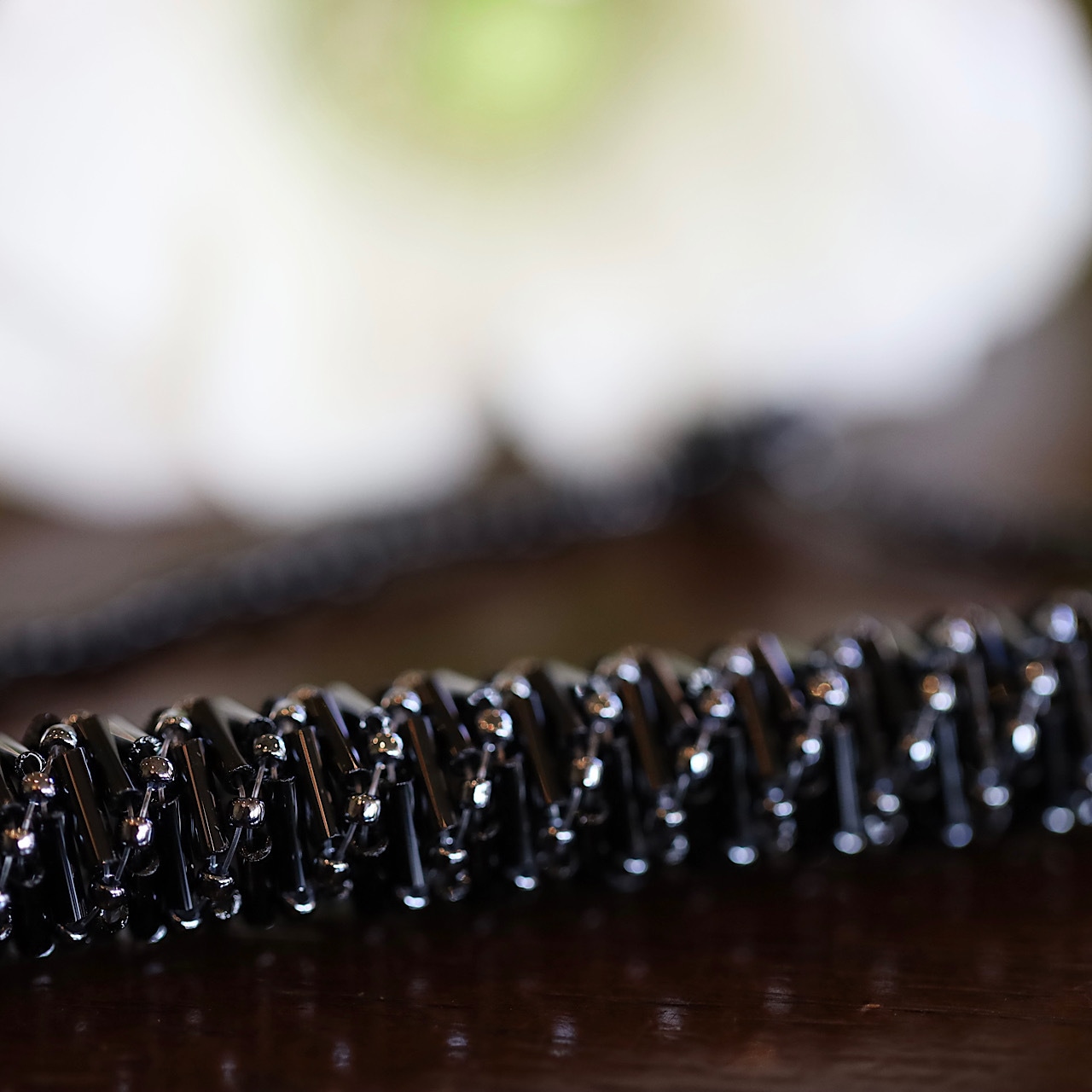 Kanade 奏 ネックレス / Black flower