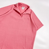THE NORTH FACE ザノースフェイス ワッフル生地 ドライ スキッパー 半袖 シャツ サイズ M/ピンク系 レディース