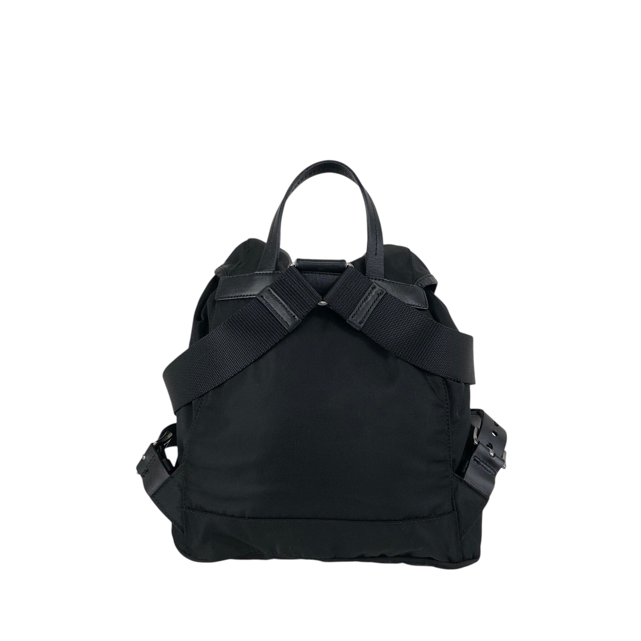 PRADA プラダ バックパック ブラック トライアングルロゴ ナイロン