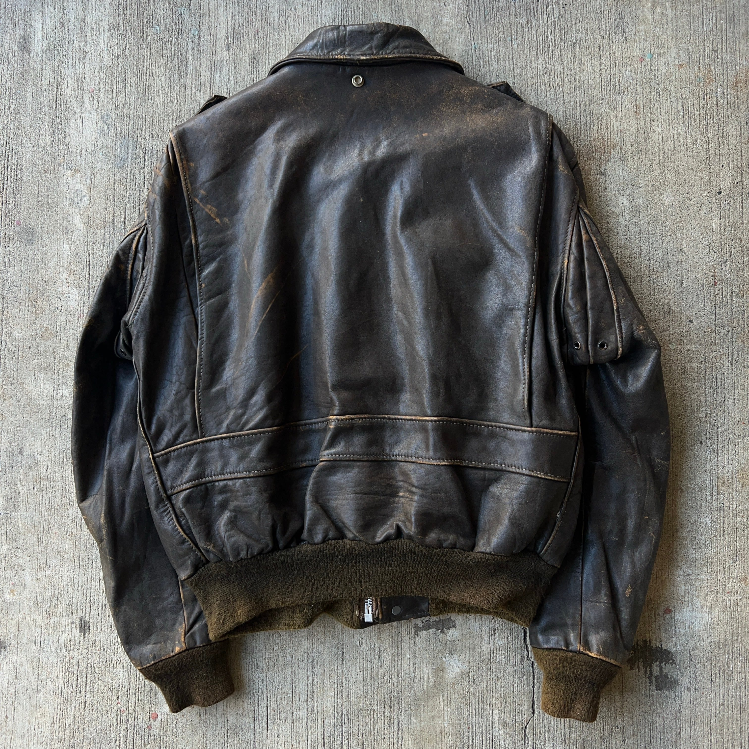 70's~80's Schott A-2 Type Leather Jacket 70年代 80年代 ショット レザージャケット  ブラウン【1000A241】【送料無料】 | 【公式】Thrift Tokyo & TAROCK 古着・ヴィンテージ通販 powered by BASE