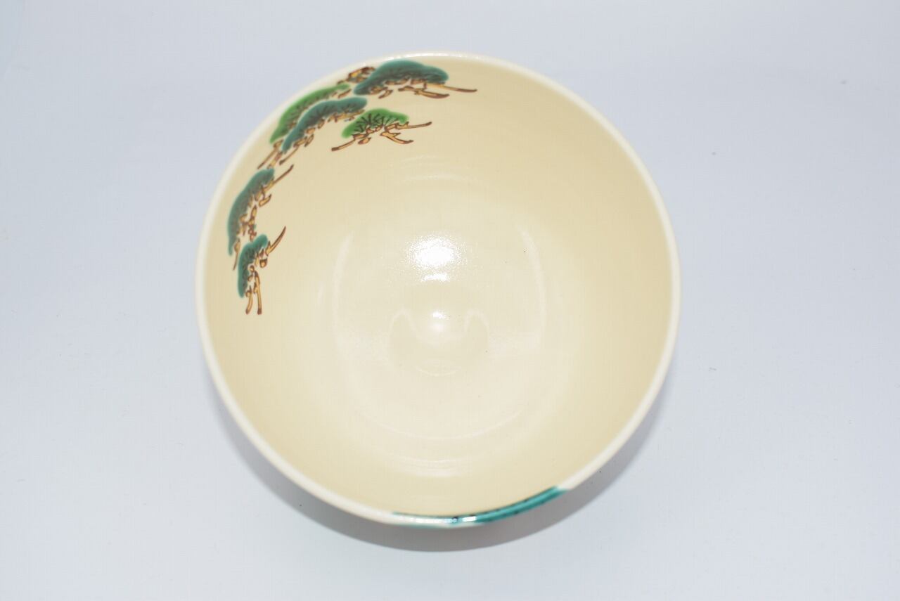 田中 方円 造 仁清写 老松絵 茶碗 茶道具 抹茶茶碗 | 自分に 田中 方円 造 仁清写 老松絵 茶碗 茶道具 抹茶茶碗 | 自分に