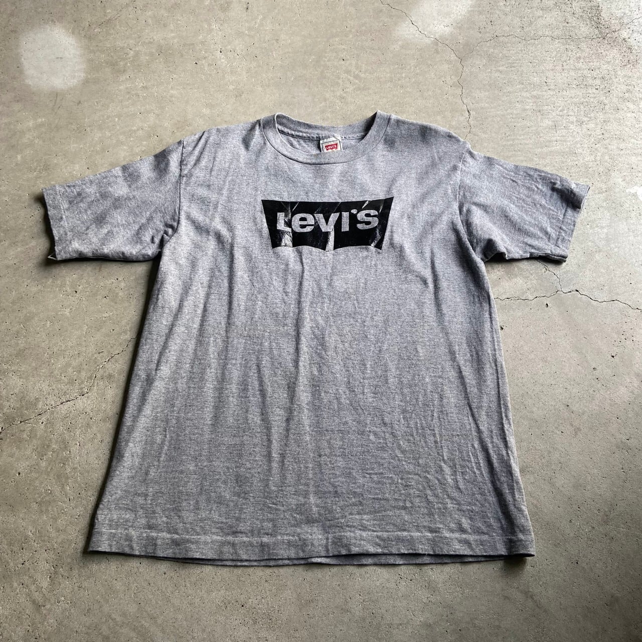 90年代 USA製 Levi's リーバイス フロントロゴ ラバープリント Tシャツ ...