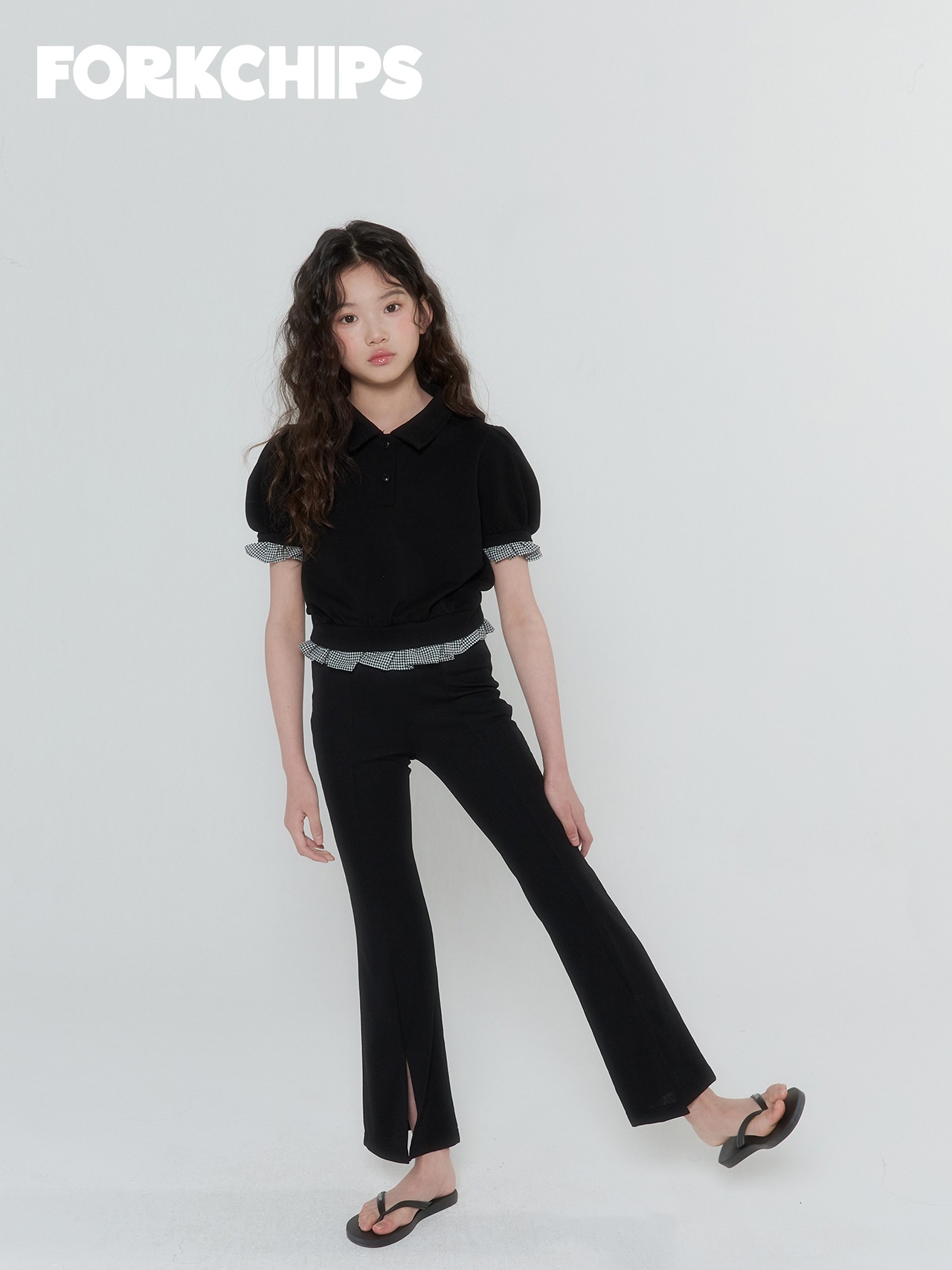 [FORKCHIPS] Hound PK T-shirt (JS/JM/JL/JXL) / [포크칩스] 하운드pk티셔츠 (JS/JM/JL/JXL)