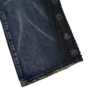 VALABASAS「"Sumi" Baggy Pants Dk.Blu×Blk」