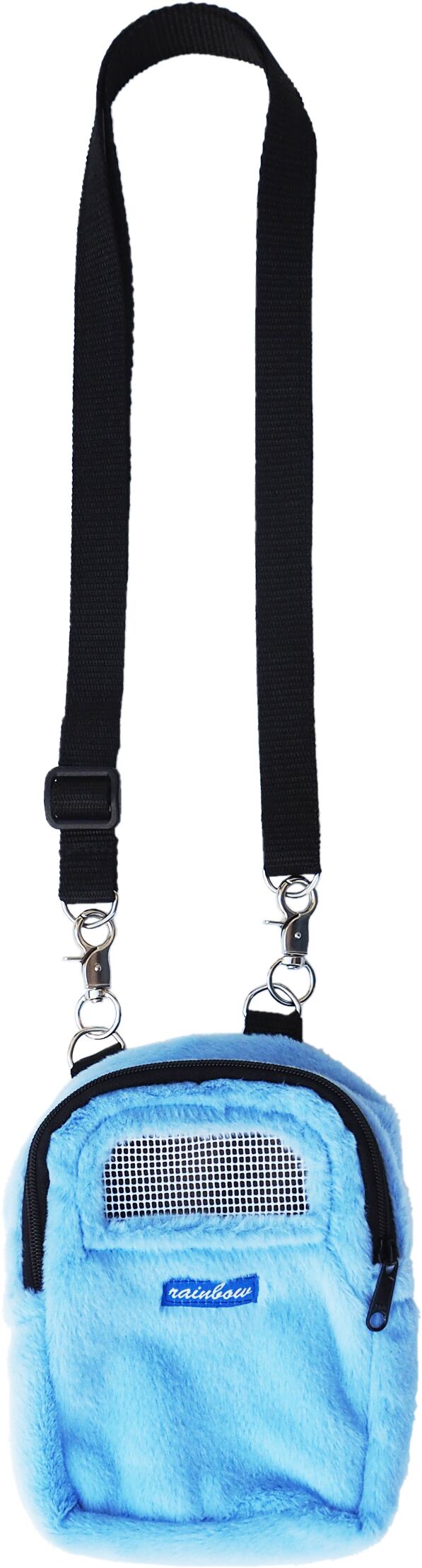 【小動物】 ふんわりモモンガポーチ ピンク/ブルー/グレー/ブラウン