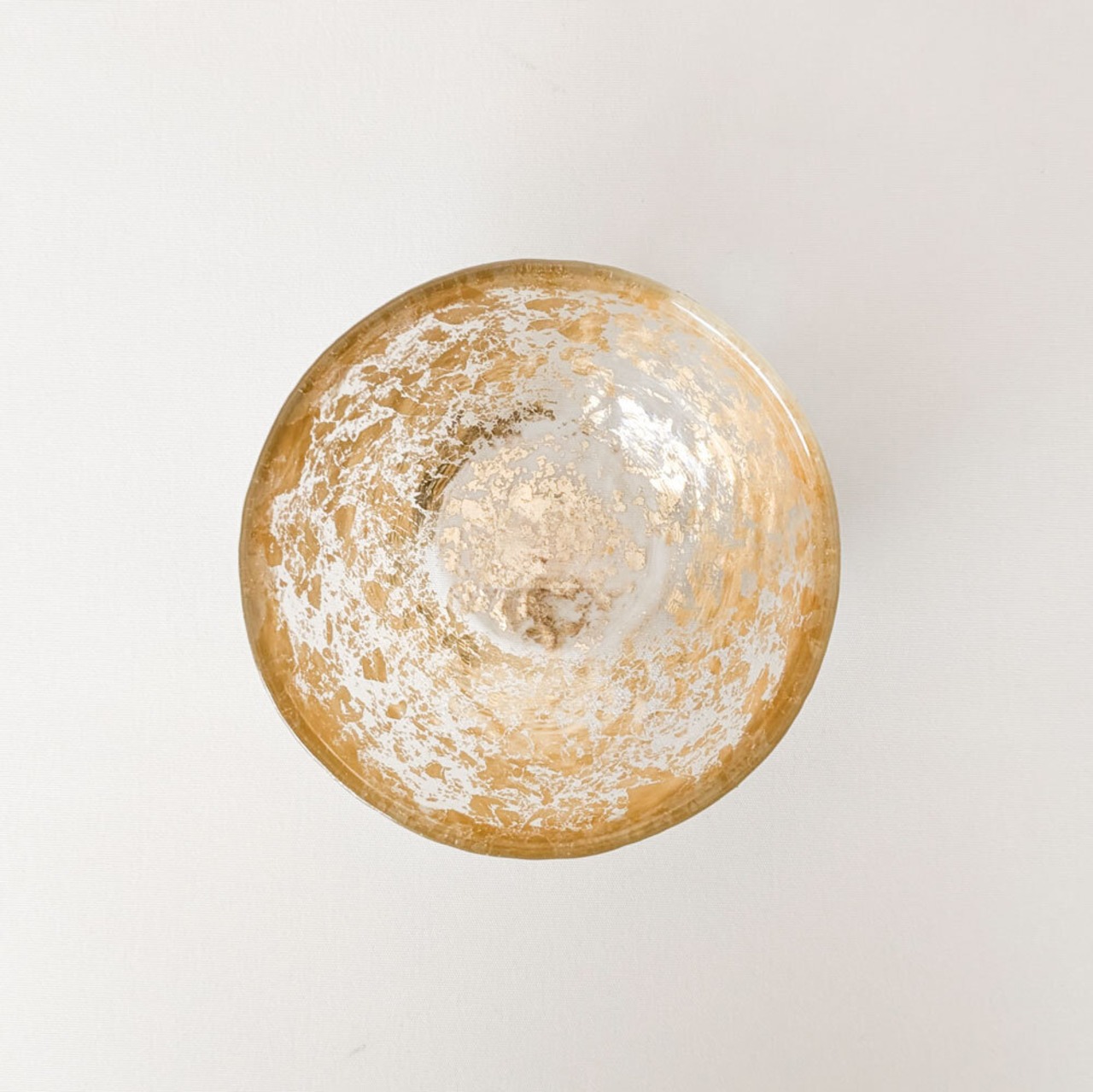 ラーラボウル 11cm ゴールド ガラス ボウル 小鉢 デザートカップ 金箔風 華やか おしゃれ おもてなし 和モダン LARA
