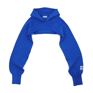 cropped hoodie (blue)
