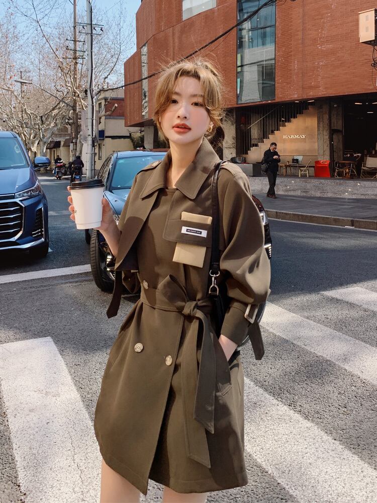 トレンチコート レディース レディーストレンチコート ショート ショート丈 スプリングコート 春 秋 冬 コート 春秋 コート レディースコート Viento